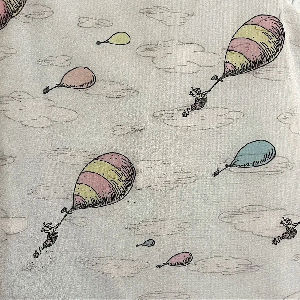 Dr Seuss Oh The Places You'll Go Hot Air Balloon Sleeveless Dress 12 Months